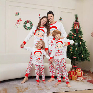 Christmas Santa Print Family Matching Pajamas Sets